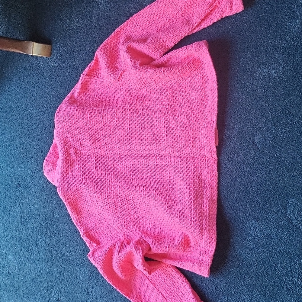 Zara Pink Textured Jacket - Picture 4 of 4